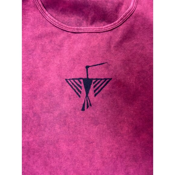 Bfofo Designs Long Sleeve Magenta Shirt With Graphic Print size XL - Picture 5 of 6